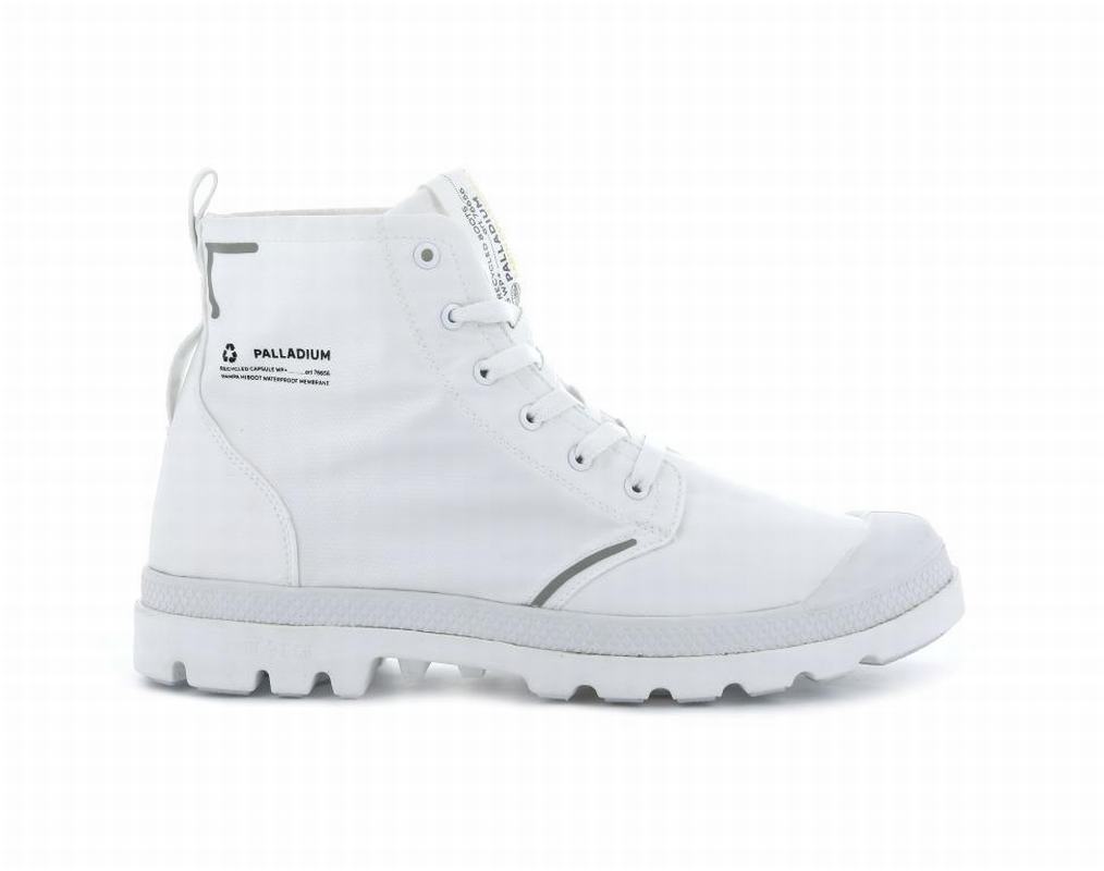 Palladium Pampa Lite+ Recycle Wp+ Damen Stiefel Wasserdicht Weiß ||275168-UYZ||